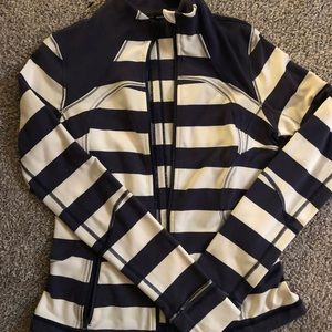 Lululemon Navy Stripe Define Jacket 8
